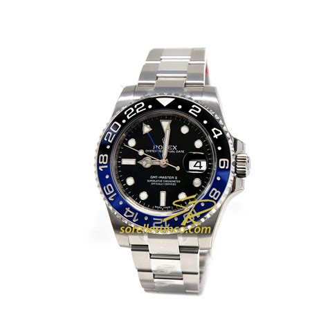 rolex gmt master blu e nero|rolex gmt master ii 116710blnr.